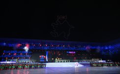 Prezident İlham Əliyev və Birinci xanım Mehriban Əliyeva Gəncədə III MDB Oyunlarının təntənəli açılış mərasimini izləyiblər (FOTO/VİDEO) (YENİLƏNİB-3)