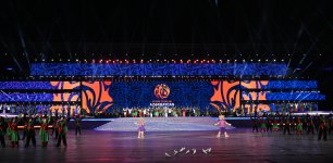 Prezident İlham Əliyev və Birinci xanım Mehriban Əliyeva Gəncədə III MDB Oyunlarının təntənəli açılış mərasimini izləyiblər (FOTO/VİDEO) (YENİLƏNİB-3)