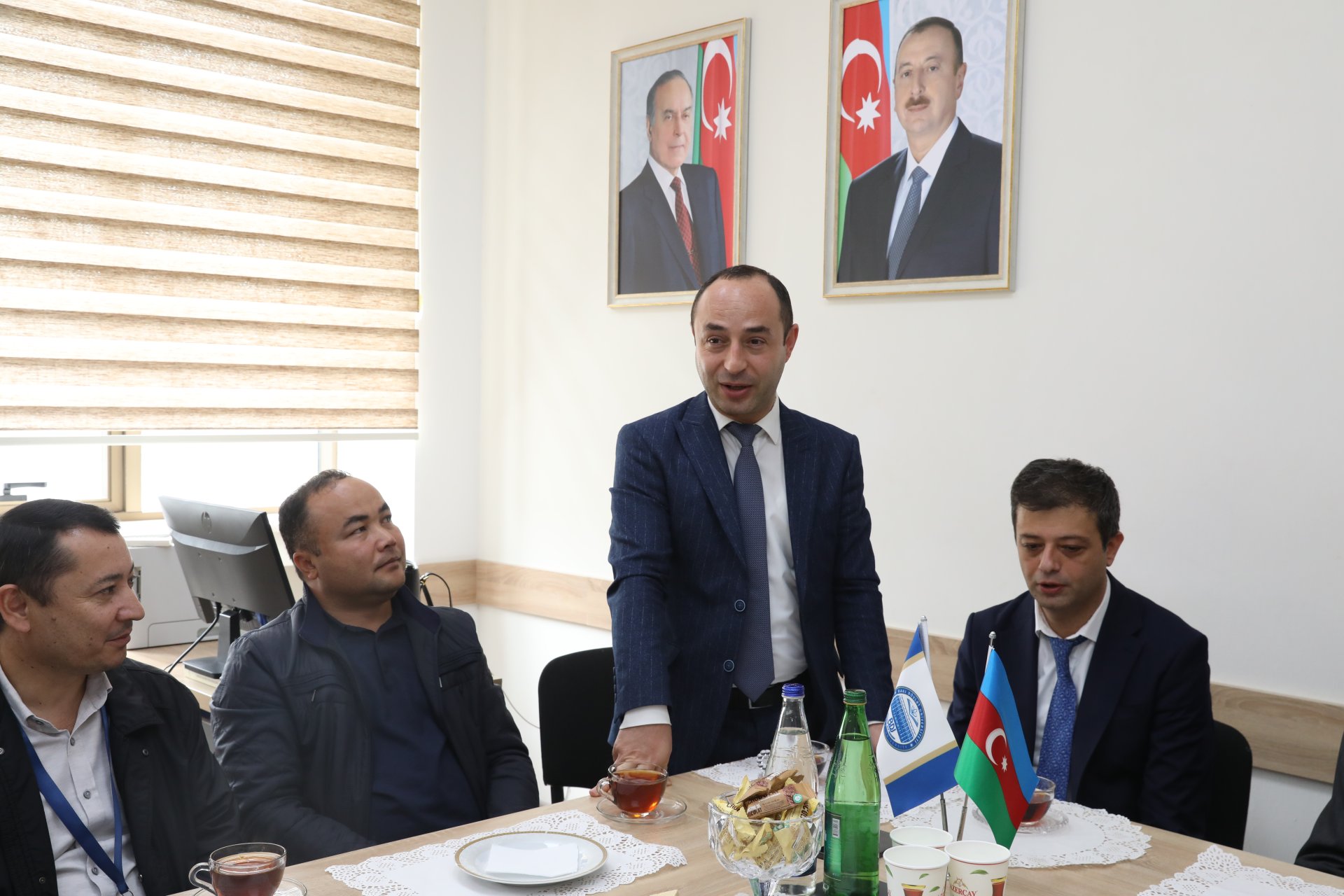 Özbəkistanlı media nümayəndələri ilə Bakı Dövlət Universitetində görüş keçirilib (FOTO)
