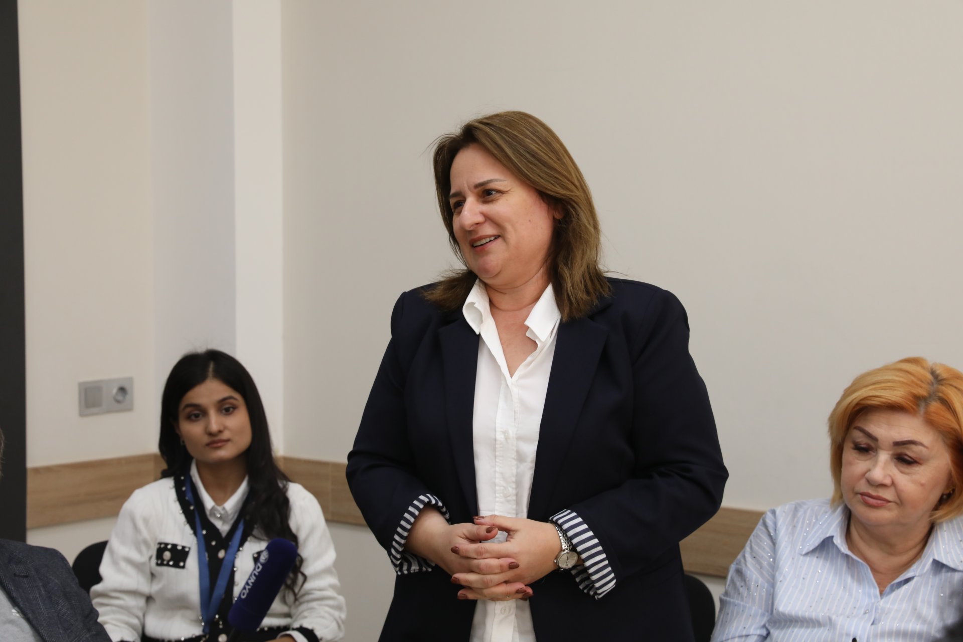 Özbəkistanlı media nümayəndələri ilə Bakı Dövlət Universitetində görüş keçirilib (FOTO)