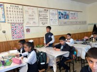 Zərdabda “Diqqət, uşaqlar!” adı altında hərəkətin təhlükəsizliyi aylığı keçirilir (FOTO)