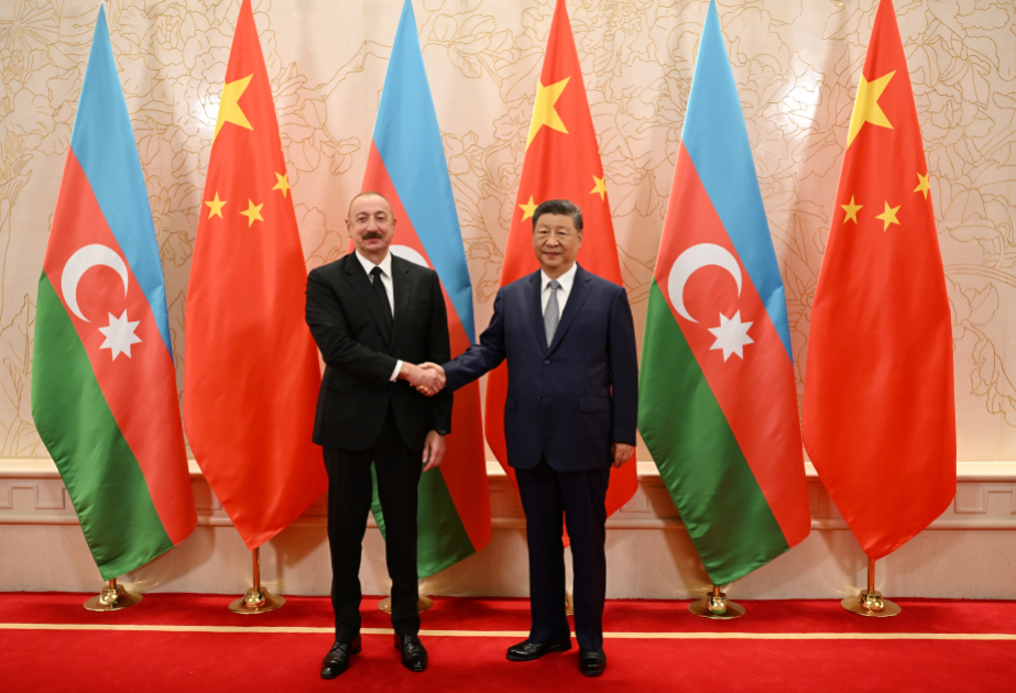 Prezident İlham Əliyev: Azərbaycan ilə Çin arasında münasibətlərin hərtərəfli strateji tərəfdaşlıq müstəvisində inkişafı məmnunluq doğurur