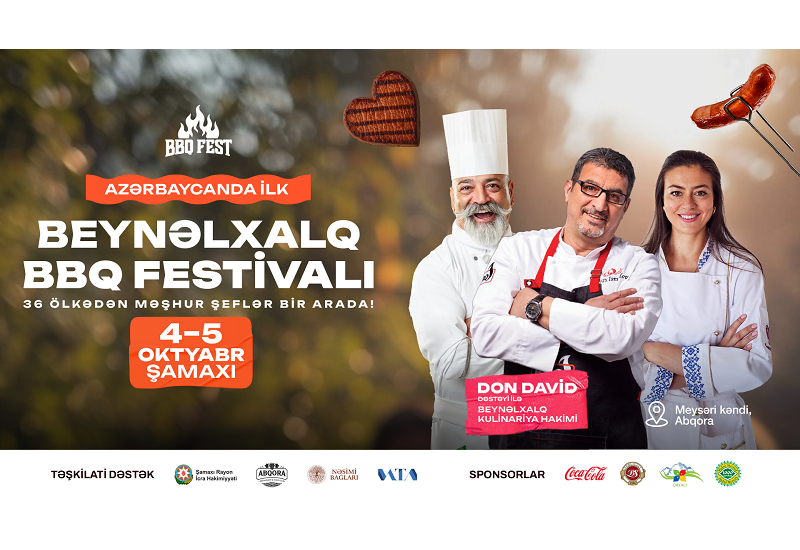Beynəlxalq Barbekü Festivalı ilk dəfə Şamaxıda