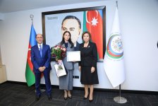 Universitetə qəbul olunmuş şəhid xanımları ilə görüş keçirilib (FOTO)