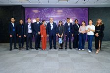 Özbəkistan nümayəndə heyəti Xəzər Media Mərkəzi ilə tanış olub (FOTO)