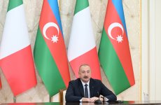 Prezident İlham Əliyev və Prezident Sercio Mattarella mətbuata bəyanatlarla çıxış ediblər (YENİLƏNİB) (FOTO/VİDEO)