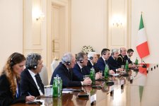 Prezident İlham Əliyevin İtaliya Prezidenti Sercio Mattarella ilə geniş tərkibdə görüşü olub (FOTO) (YENİLƏNİB)