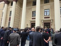 Əməkdar artist Cabir İmanovla vida mərasimi keçirilir (FOTO)