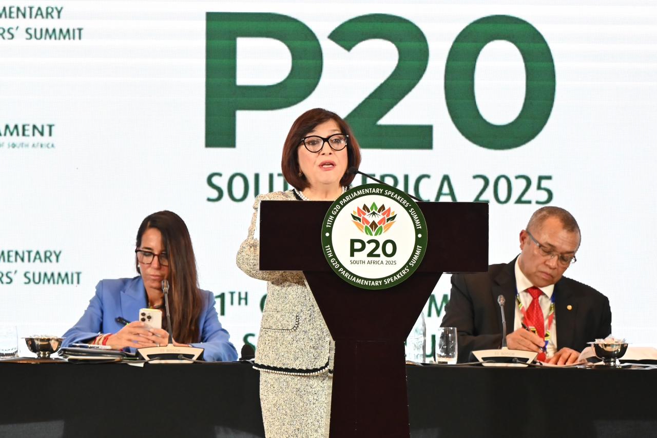 Sahibə Qafarova G20 ölkələrinin Parlament Sədrlərinin 11-ci Samitinin açılış mərasimində çıxış edib (FOTO)