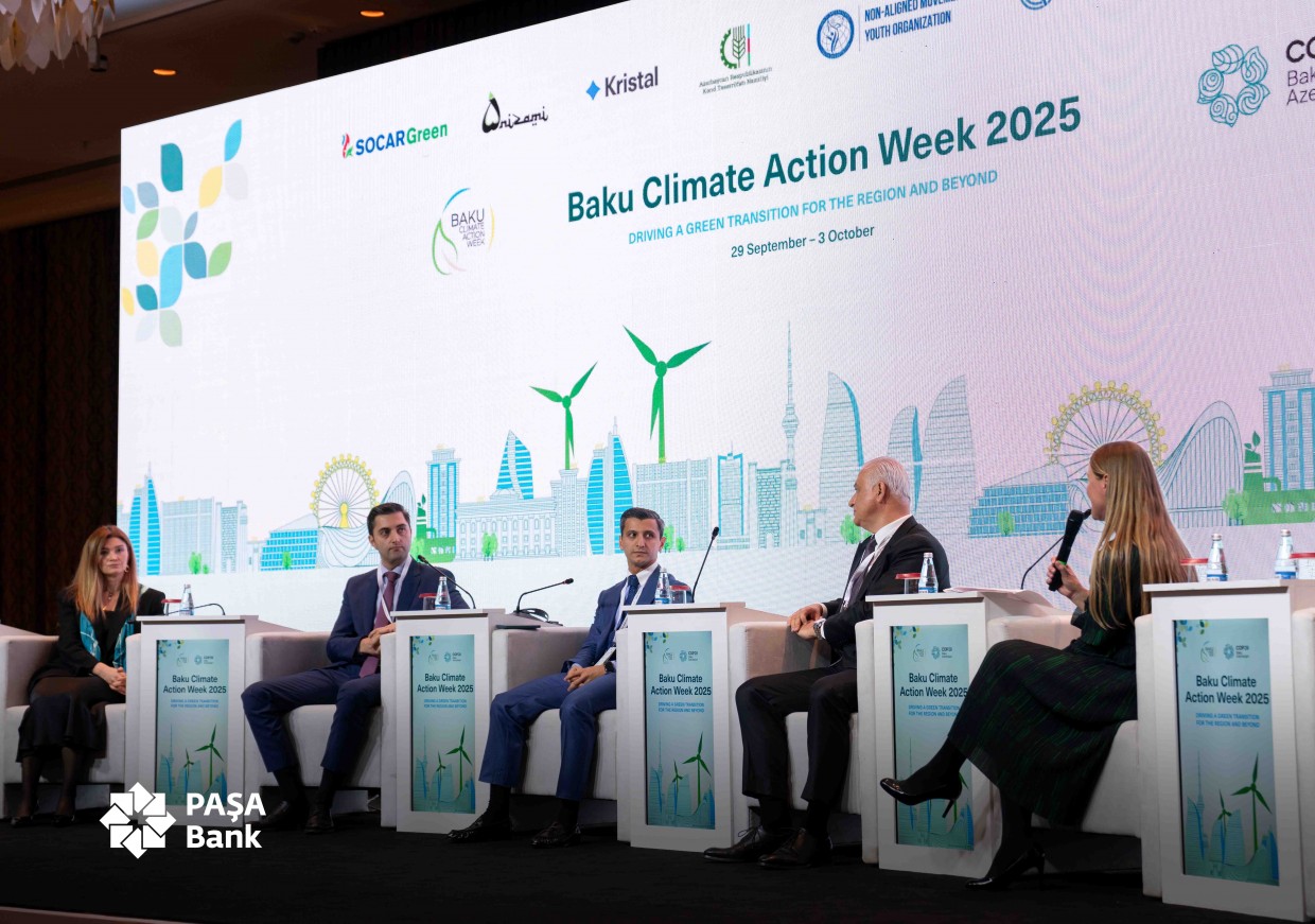 COP29 sonrası “PAŞA Bank”: Dayanıqlı maliyyələşməyə və yaşıl keçidə dəstək (FOTO)