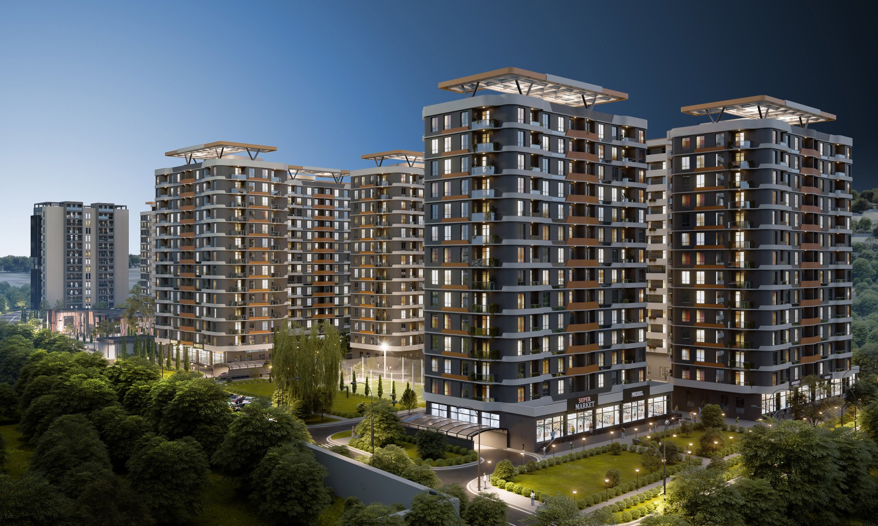 "Huner Group"dan Bakıya dəyər qatan yeni layihə: Xocəsən Residence (FOTO)