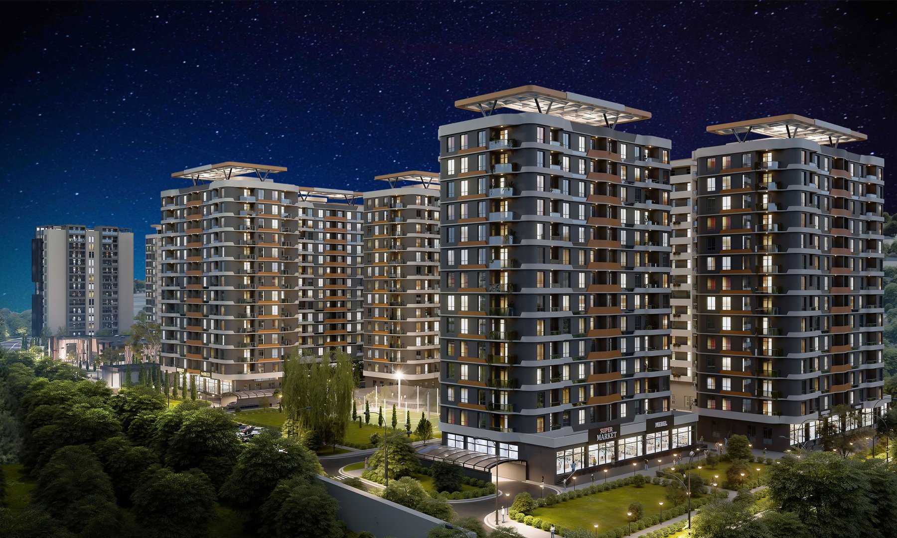 "Huner Group"dan Bakıya dəyər qatan yeni layihə: Xocəsən Residence (FOTO)