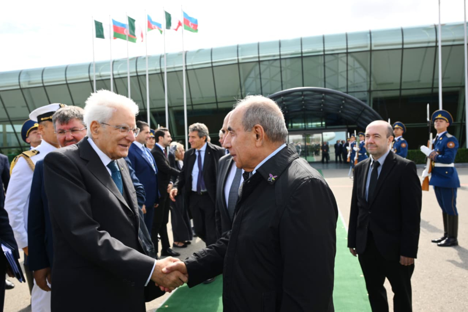 İtaliya Prezidentinin Azərbaycana səfəri başa çatıb