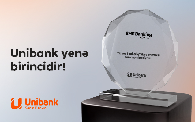 Unibank “Biznes Bankçılıq” nominasiyası üzrə qalib olub