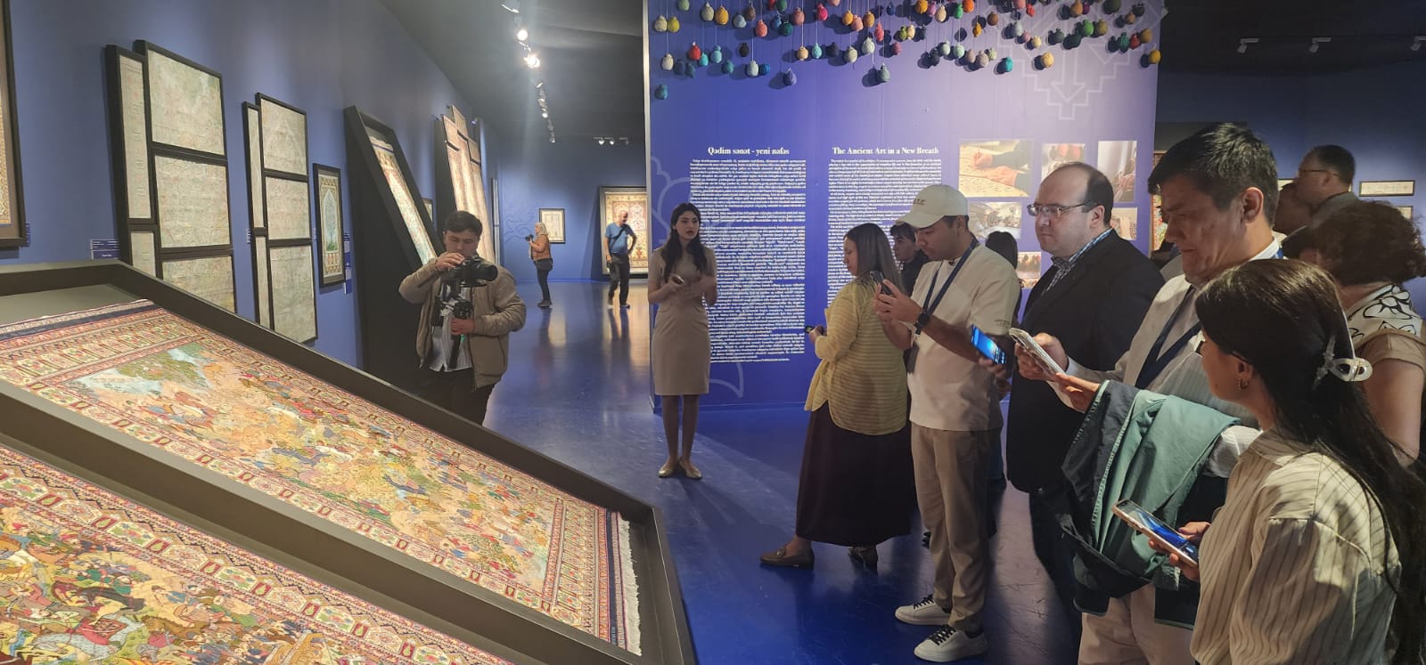 Özbəkistan nümayəndə heyəti üçün Bakının tarixi və mədəni məkanlarına mediatur təşkil edilib (FOTO)