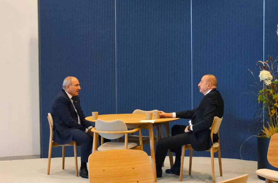 Prezident İlham Əliyevin Kopenhagendə Ermənistanın Baş naziri Nikol Paşinyan ilə görüşü olub (FOTO\VİDEO) (YENİLƏNİB)