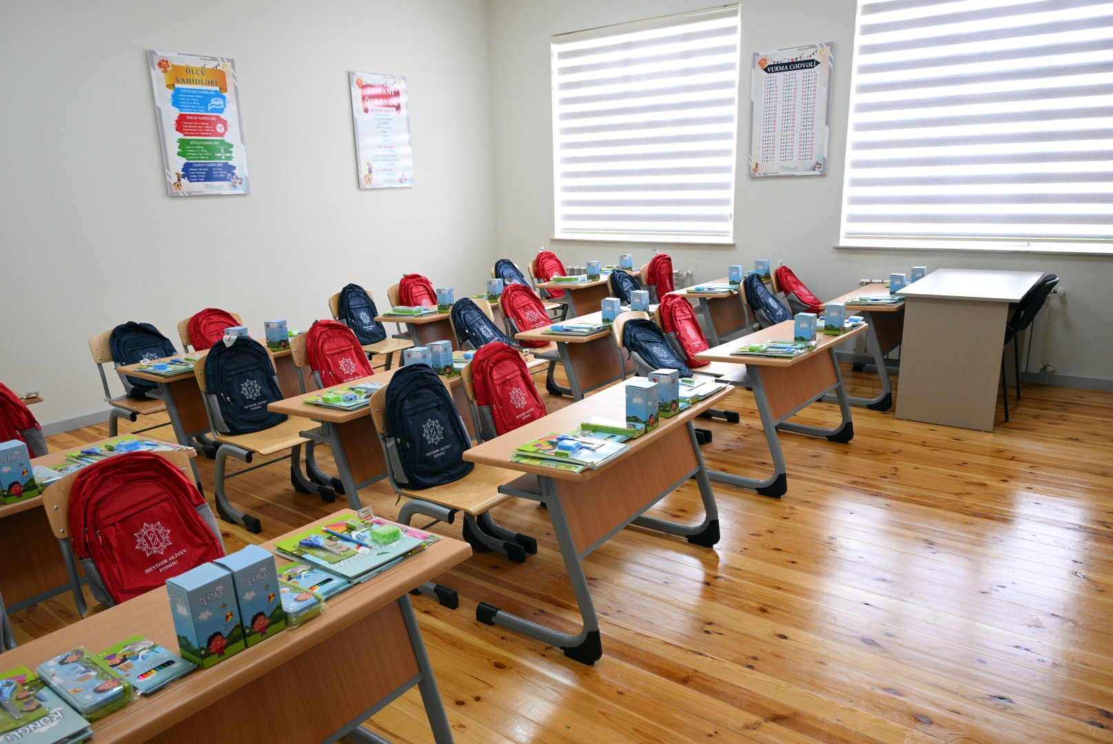 Xəzər rayonunda da yeni məktəb binası istifadəyə verildi (FOTO)