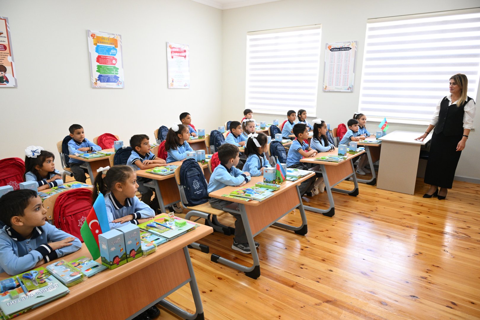 Xəzər rayonunda da yeni məktəb binası istifadəyə verildi (FOTO)