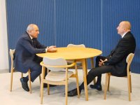Prezident İlham Əliyevin Kopenhagendə Ermənistanın Baş naziri Nikol Paşinyan ilə görüşü olub (FOTO\VİDEO) (YENİLƏNİB)
