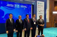 Transxəzər Yaşıl Enerji Dəhlizi Orta Dəhlizin yaşıl körpü qismində inkişafına geniş imkanlar açır - Energetika naziri (FOTO)