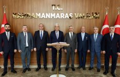 Dövlət Komitəsinin nümayəndə heyəti Hatay və Kahramanmaraşda rəsmi görüşlər keçirib (FOTO)