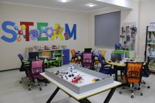 Heydər Əliyev Fondu tərəfindən Samuxda inşa olunan yeni məktəb binası istifadəyə verilib (FOTO)