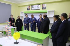 Heydər Əliyev Fondu tərəfindən Samuxda inşa olunan yeni məktəb binası istifadəyə verilib (FOTO)