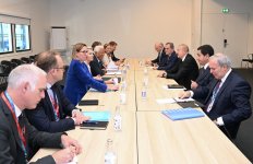 Prezident İlham Əliyev Kopenhagendə Avropa İttifaqı Şurasının Prezidenti və Avropa Komissiyasının Prezidenti ilə görüşüb (FOTO)