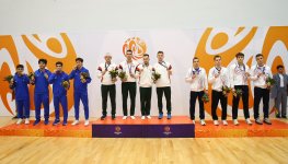 MDB Oyunları: Batut gimnastikası üzrə Azərbaycan komandası gümüş medal qazanıb (FOTO)