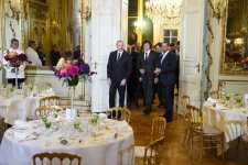 Prezident İlham Əliyev Kopenhagendə ziyafətdə iştirak edib (FOTO)