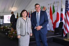 Sahibə Qafarova CAR-da bir sıra görüşlər keçirib (FOTO)