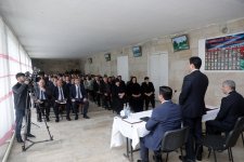 Xaçmazda növbəti səyyar qəbul Qaradağ Buduq kəndində keçirilib (FOTO)