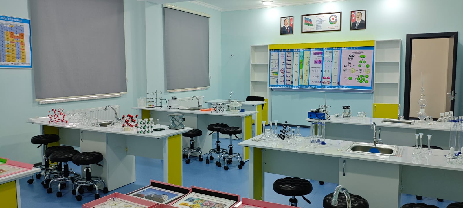 Heydər Əliyev Fondu tərəfindən Samuxda inşa olunan yeni məktəb binası istifadəyə verilib (FOTO)