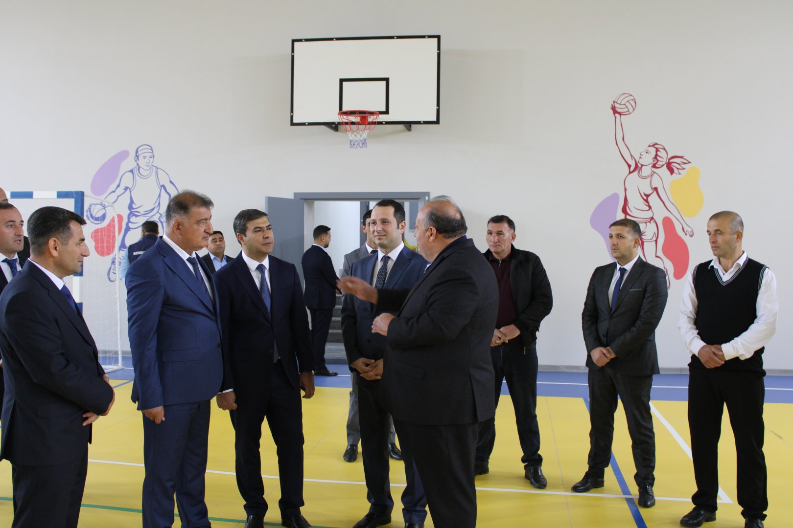 Heydər Əliyev Fondu tərəfindən Samuxda inşa olunan yeni məktəb binası istifadəyə verilib (FOTO)