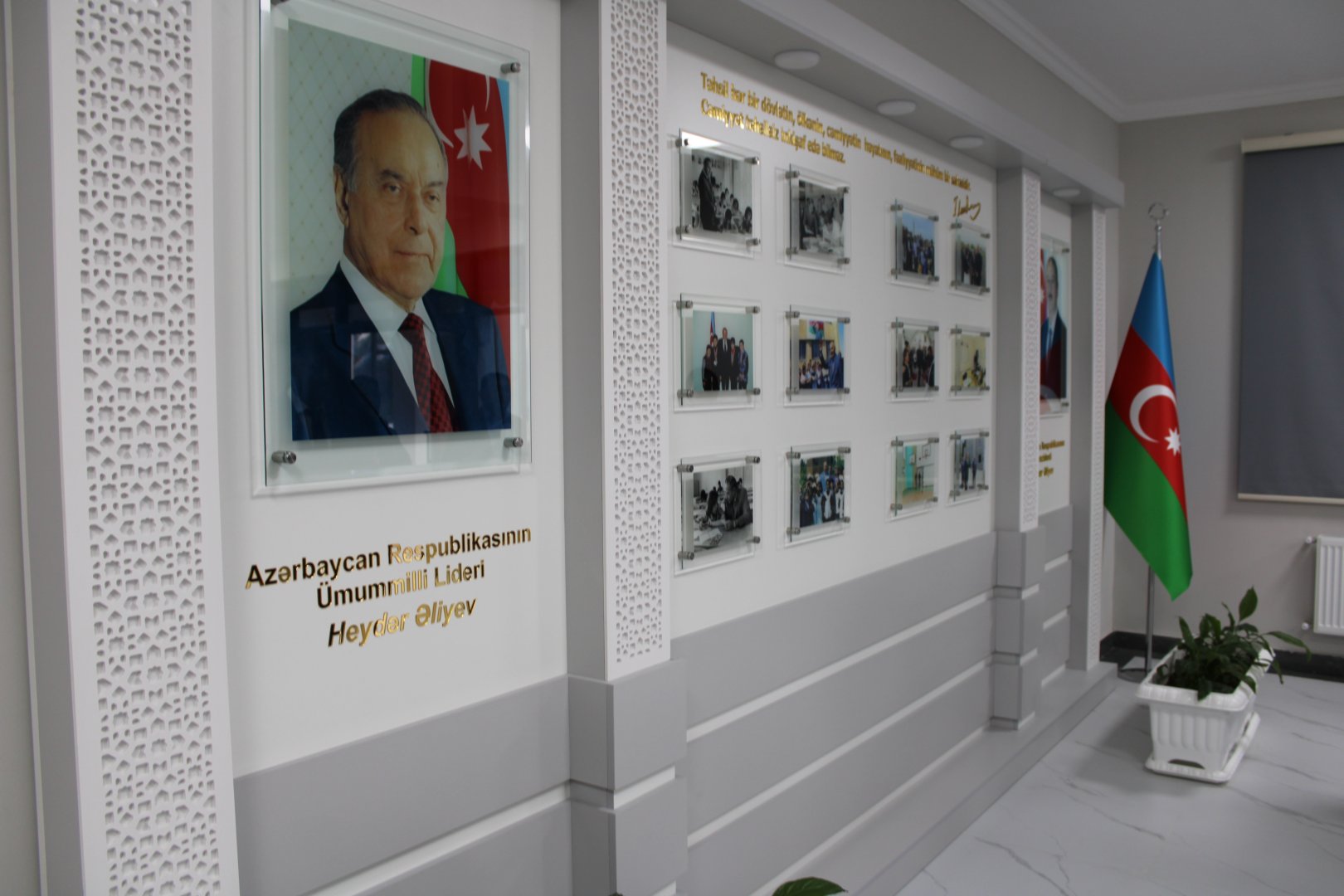 Heydər Əliyev Fondu tərəfindən Samuxda inşa olunan yeni məktəb binası istifadəyə verilib (FOTO)