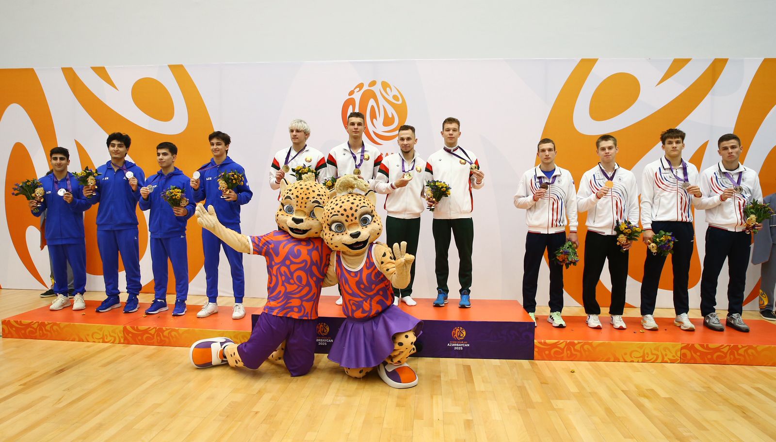 MDB Oyunları: Batut gimnastikası üzrə Azərbaycan komandası gümüş medal qazanıb (FOTO)