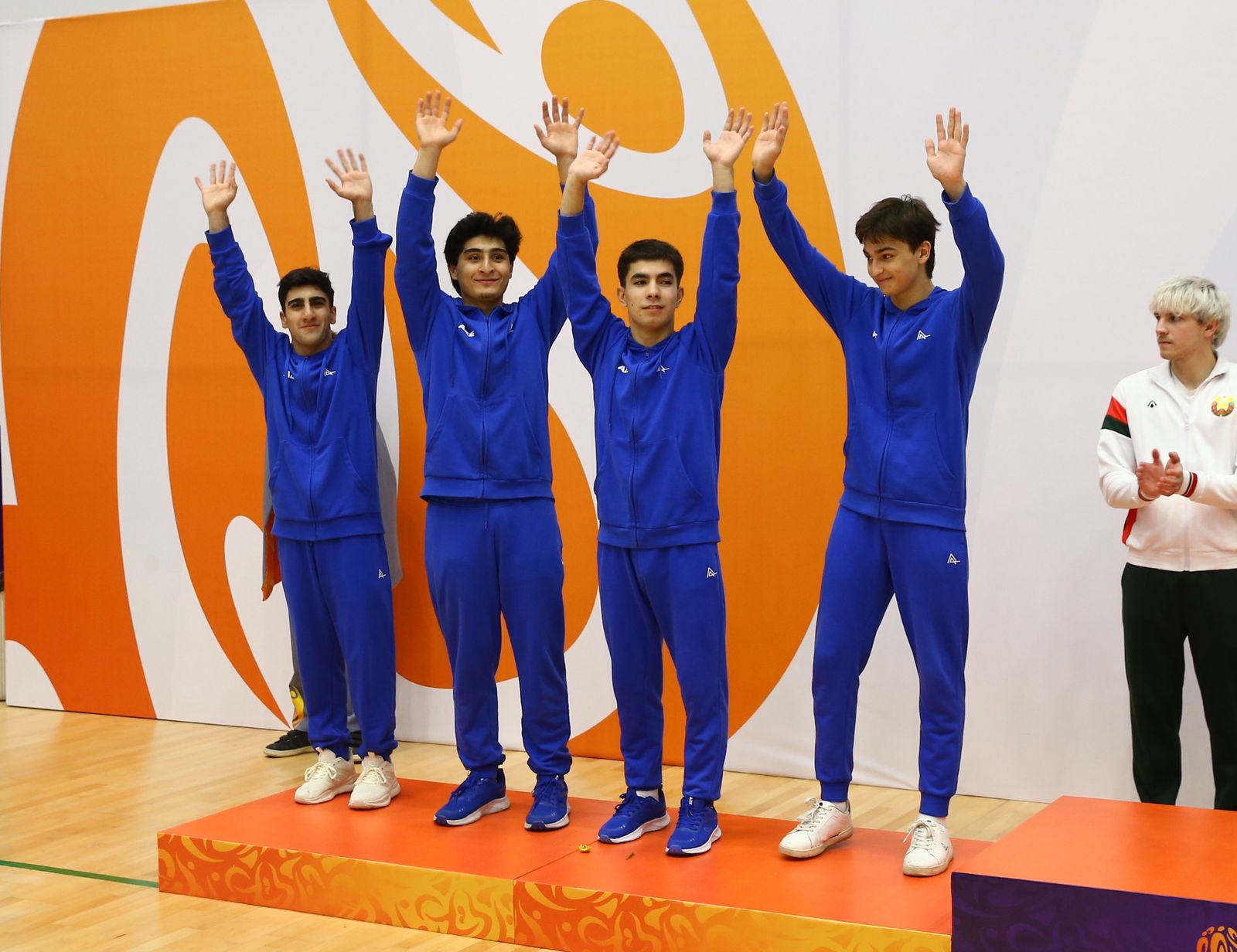 MDB Oyunları: Batut gimnastikası üzrə Azərbaycan komandası gümüş medal qazanıb (FOTO)