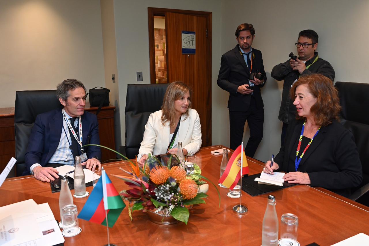 Sahibə Qafarova İspaniya Krallığı Deputatlar Konqresinin sədri ilə görüşüb (FOTO)