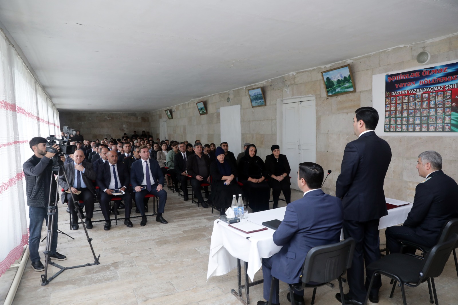 Xaçmazda növbəti səyyar qəbul Qaradağ Buduq kəndində keçirilib (FOTO)