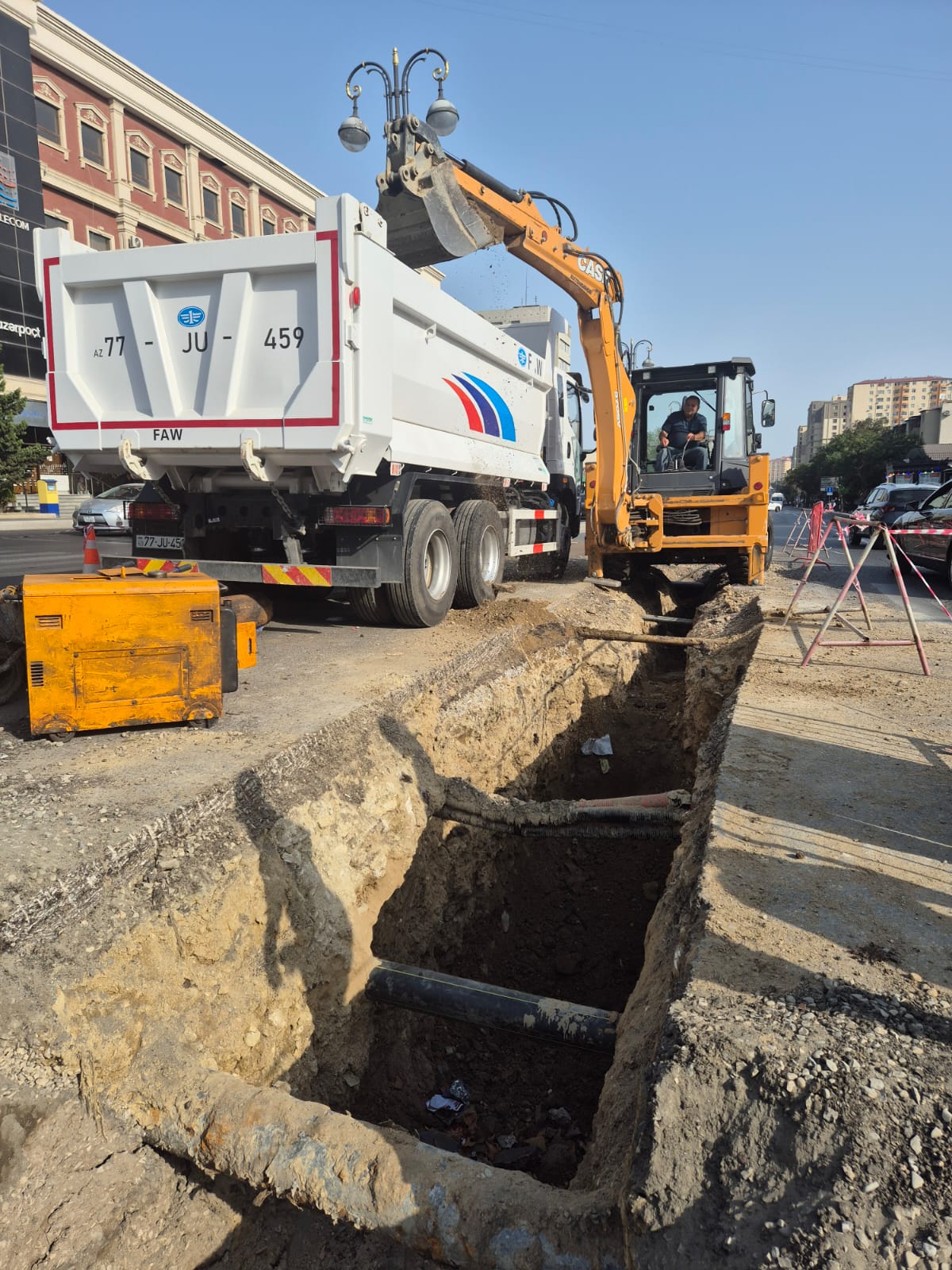 Bakıda 14 km-ə yaxın magistral və məhəlli istilik xətlərinin yenilənməsi nəzərdə tutulur