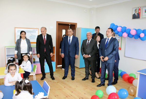 Cəlilabadda Heydər Əliyev Fondu tərəfindən inşa olunan məktəb binası istifadəyə verilib (FOTO)