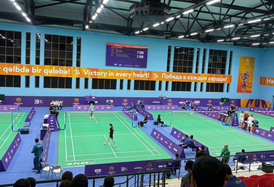 MDB Oyunları: Azərbaycan badmintonçuları 4 kateqoriyada 1/4 finala yüksəliblər