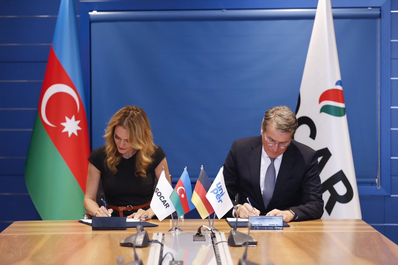 SOCAR-la Almaniya şirkəti arasında Əməkdaşlıq Proqramı imzalanıb (FOTO)