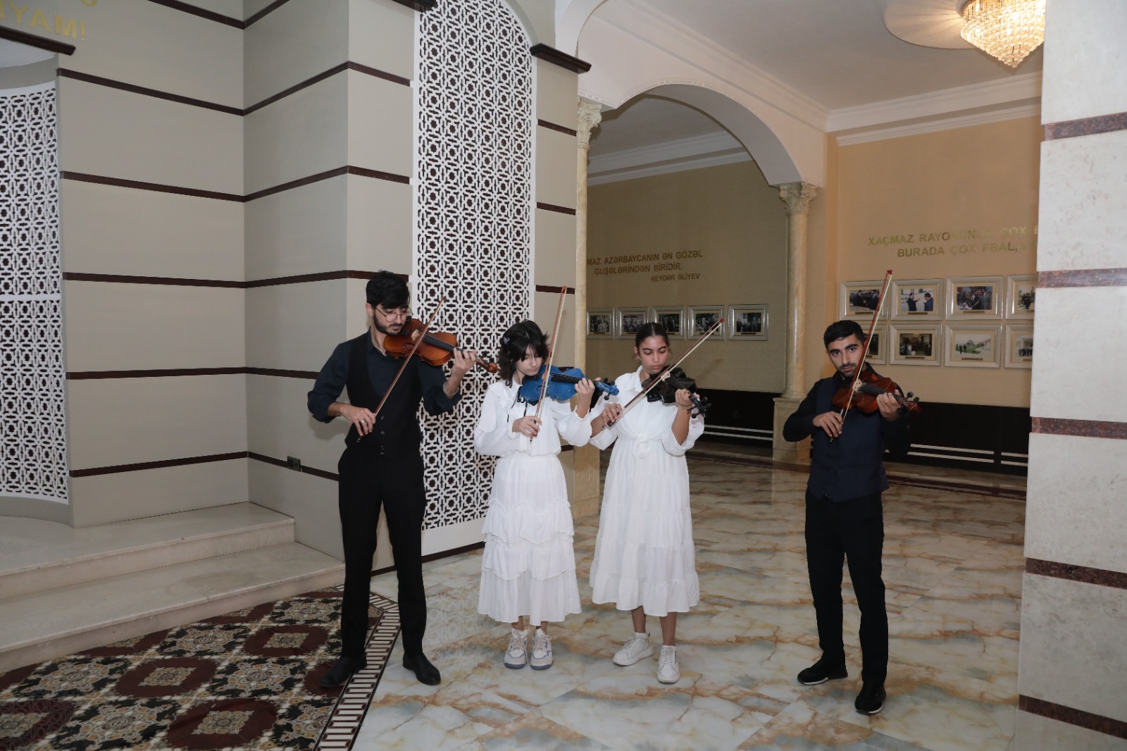 Xaçmazda 5 oktyabr – Beynəlxalq Müəllimlər Günü münasibətilə tədbir keçirilib (FOTO)
