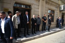 Oqtay Şirəliyevlə vida mərasimi keçirilir (FOTO)