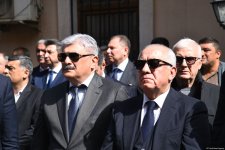 Oqtay Şirəliyevlə vida mərasimi keçirilir (FOTO)