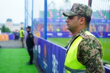 III MDB oyunları ilə əlaqədar Qəbələdə gücləndirilmiş xidmət təşkil olunub (FOTO)