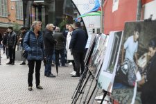 Haaqada Azərbaycanın mina qurbanlarına həsr olunmuş fotosərgi təşkil olunub (FOTO)