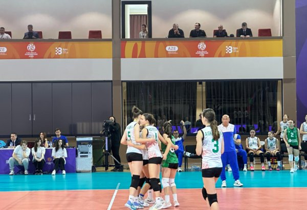 III MDB Oyunları: Azərbaycanın qızlardan ibarət voleybol millisi bürünc medal qazanıb (FOTO)