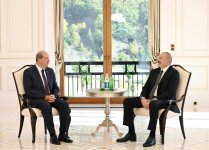 Azərbaycan Prezidenti İlham Əliyev Qəbələdə Şimali Kipr Türk Cümhuriyyətinin Prezidenti ilə görüşüb (FOTO/VİDEO) (YENİLƏNİB)